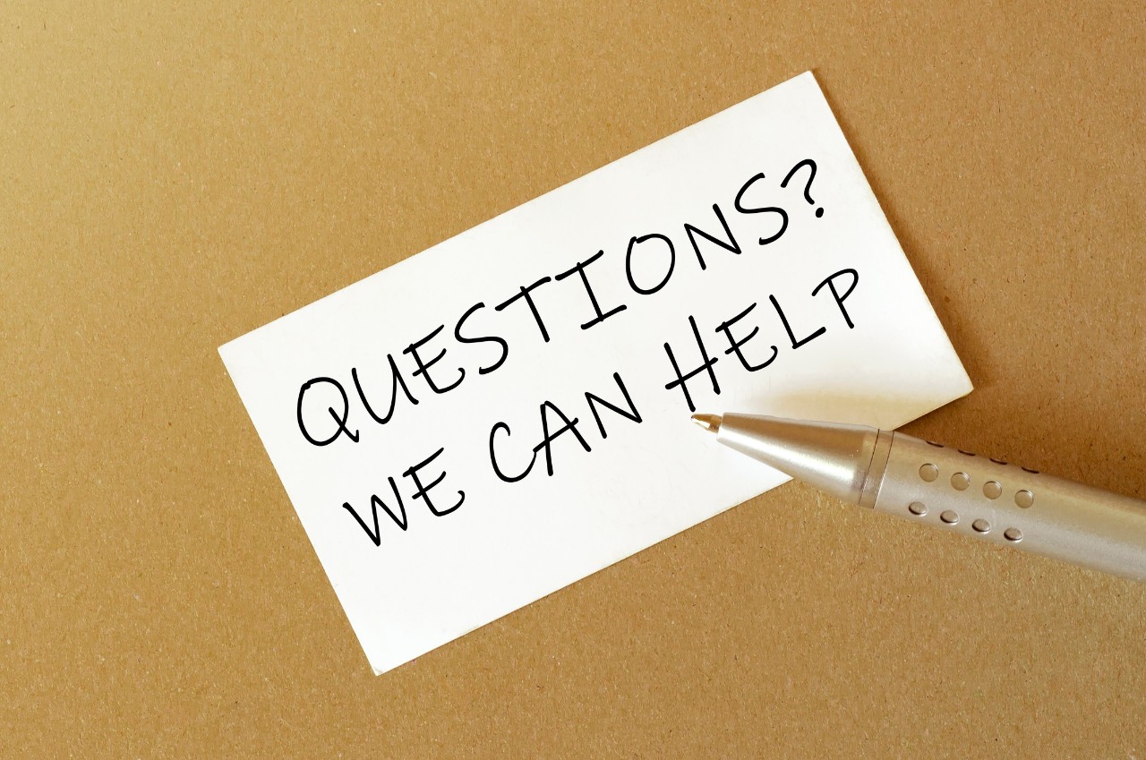 Questions? We can help